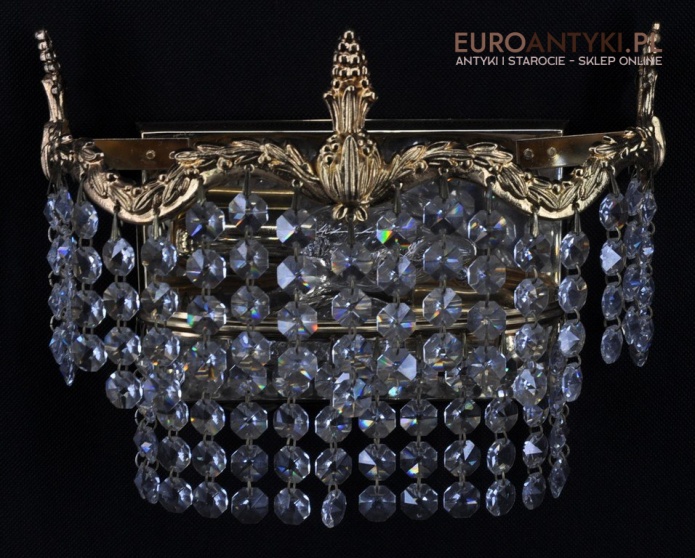 kryształowy kinkiet kryształowy kinkiet